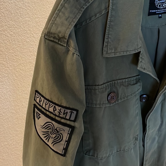 GRIMFROST CLAN - Military Style Jacket - New without Tags - Picture 4 of 8